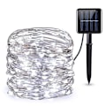 Pikkukuva 1 / 5: 32m/22m/12m/7m aurinko-LED-valo ulkona juhlavalaisin Garden Fairy Light String 1 ~ 2pc vedenpitävä jouluseppele pihan koristelu 22M 200LED