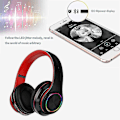 Pikkukuva 4 / 4: Bluetooth kuulokkeet Langattomat kuulokkeet korvalla mikrofonilla Black-Red