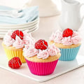 Miniatyrbillede 3 af 4: Silikone Cupcake Muffin Bagebægre Liners 36 Pack