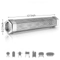 Miniatyrbilde 4 av 4: Hexagon Net Pipe Rustfritt stål Pellet Smoker Tube Grill tilbehør