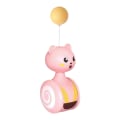 Pikkukuva 1 / 5: Katt Teaser Leksak Kreativ Reptålig tecknad muodossa Husdjur Kattunge Katt Fjäder Tumlare Leksak Husdjurstillbehör Stad Pink