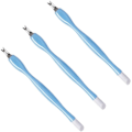 Miniatyrbilde 1 av 5: 3 stk cuticle trimmer pusher, dobbel hode cuticle pusher, for manikyr, pedikyr