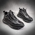 Miniatyrbillede 2 af 4: Mænd Vulkaniserede Sko Mode Luksus Krokodille Print Casual Sneakers