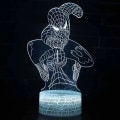 Miniatyrbilde 2 av 4: Spiderman 3d Led Illusion Nattljus 7 farger skjermbord
