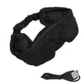 UltraThin Silk Bluetooth 5.0 Wireless Music Eye Mask - Svart