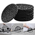 Pikkukuva 2 / 4: Käpristymistä estävä mattoteippi Mattokahva Tarranauha - Turvallinen mattosohva ja 20 paria 6 cm musta 20pair 6cm black