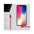 Miniatyrbild 3 av 5: Pack 90 graders USB dataladdare snabbkabel för iPhone (1M-2M-3M)