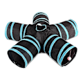 Miniatyrbild 2 av 5: Hhcx-cat Toys Indoor Cat Tunnel 1/5 Way Pet Play Tunnel Collapsible Tunnel Tube Tunnel Peek