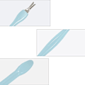 Miniatyrbilde 2 av 5: 3 stk cuticle trimmer pusher, dobbel hode cuticle pusher, for manikyr, pedikyr