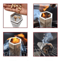 Miniatyrbilde 3 av 4: Hexagon Net Pipe Rustfritt stål Pellet Smoker Tube Grill tilbehør
