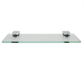 Miniatyrbillede 3 af 5: 4 stk Glasklemme Glashyldebeslag til 5-10 mm tykt glas, justerbar glasclips D form flad bagside til glas