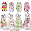 Miniatyrbillede 2 af 2: Cat Recovery Suit Cat Sterilisation Kläder Andningshalsband Alternativ Multicolor S