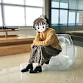 Miniatyrbild 4 av 5: Transparent Uppblåsbar Soffa Stol Soffa, Campingmöbler, Soffa Bean Bag Lazy Soffa Stol Med Fotpump För Hem/kontor/ute/resor/camping/picknick/