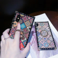 Miniatyrbild 4 av 5: National Style Square Case För Apple Iphone X/xs