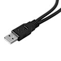 Miniatyrbild 5 av 5: Bärbar storlek Dual USB till Sata Line Usb2.0 data- och power