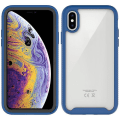 Miniatyrbild 1 av 5: För Iphone X Starry Sky Solid Color Series Shockproof Pc + Tpu Case(kungsblå)