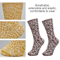 Miniatyrbild 3 av 5: Breathable Snowflake Socks Warm Soft Wool Socks Cozy Crew For Going Out In Winter-style 3