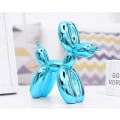 Pikkukuva 4 / 5: Resin Balloon Dog Craft Animal Art Sculpture Deco, vaaleansininen 10 cm