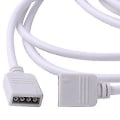 Miniatyrbild 4 av 4: 4-stifts förlängningskabel sladdkontakt för Rgb 5050 3528 Led Strip Light 5m