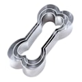 Miniatyrbilde 2 av 3: Dog Bone Cookie Cutter Set, rustfritt stål, 3-delt