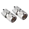 Miniatyrbillede 3 af 8: N-Type Han til N-Type Han RF koaksialantenneadapter - pakke med 2
