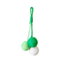 Miniatyrbillede 1 af 5: Cat Scratch Toy Inbyggd skramlande sten Reptålig husdjur Katt Hängande Sisal Scratch Ball Leksak Husdjurstillbehör Stad Green