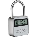 Miniatyrbild 1 av 4: Den nya Smart Time Lock, 99 timmar Max Timing Lås med LCD-skärm Multifunktion Travel Electronic Timer Laddningsbar Säkerhet P