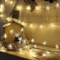 Miniatyrbild 3 av 5: Julbelysning, snöflingaljus, Fairy Lights, batteridriven 5M varmvit fjärrkontroll 5M warm white Remote