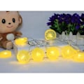 Miniatyrbillede 2 af 2: Citronstreng S med 20 led lampeperler Rative S Fy S til indendørs udendørs hjemmesengedæk En baggård