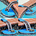 Miniatyrbillede 5 af 5: Animal Saving Escape Ramp for Pool Flydende rampe redder Frog Log Pad Pool Animal Saver