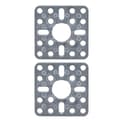 2st Servofästen 40x40mm Premium Aluminium Anodisk Oxidation Hög Hårdhet Robotmodellfäste