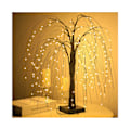Miniatyrbild 3 av 4: 192-LED Bordsskiva Christmas Weeping Willow Tree String Lights-Svart