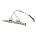 Miniatyrbild 5 av 5: Moderkort USB 2.0-kabeladapter Bakre panelfäste