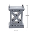 Pikkukuva 1 / 4: Hhcx-tbkjoys puiset junaradat rautatietarvikkeet Kaikenlaiset puuraidan eri komponentit opetuslelut GRAY Plastic Pier