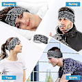 Pikkukuva 4 / 4: 3 in 1 Bluetooth Sleeping Kuulokkeet Urheilupääpanta Ohut Pehmeä Joustava Mukava Langaton Musiikkikuulokkeet Sivuun Sleeping Silmänaamari Grey