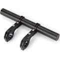 Miniatyrbild 1 av 5: 20 Cm Handlebar Extender Bicycle Aluminum Alloy Bracket Double Handlebar Extension Mount Holder black