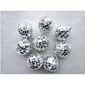 Miniatyrbilde 1 av 5: 12 Stk Speilkuler Disco Dj Dans Dekorativ Scenebelysning Hjem