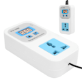 Miniatyrbilde 7 av 8: Justerbar Elektronisk Temperaturkontroller Sokkel 10A WT-1000 for 110-220V EU Plugg