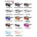 Miniatyrbillede 5 af 5: New Trend Large Frame One-Piece Uv400 Solbriller Retro