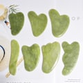 Pikkukuva 3 / 5: Natural Gua Sha Kit kasvoille Guasha sieni jade kivi hieronta kampatyökalut vartaloakupunktio stick Kauneus terveys guassi kaavin Package 3