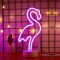Miniatyrbild 1 av 2: Led Flamingo Neonljusskyltar Neonskyltar Lampor Flamingo Neonljus Rumsinredning