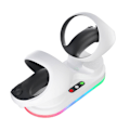 Pikkukuva 1 / 4: Ohjaimen latausasema Psvr2 Sense -ohjaimelle, kaksoislataustelakka latausnäyttövalolla, magneettinen latausasema Type-c magneetilla