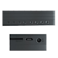 Miniatyrbild 5 av 5: Mini Multi-funktion trådlös Bluetooth Audio Mirror Väckarklocka Smart Speaker Black