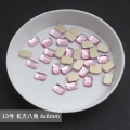 Miniatyrbillede 1 af 5: Engros lys pink multi stil flad ryg negl Rhinestone specialformede krystaller neglekunst sten 3d personlig dekoration 13-100pcs
