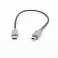 Miniatyrbild 2 av 4: 1m USB Typ C 3.1 Hane Till Mini USB 5 Pin B Hane Plug Converter Otg Adapter Bly Datakabel För Mobil Macbook Tillbehör