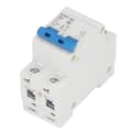 2P Strömbrytare Pa66 Kortslutningsskydd DIN-skena Montering 400V 63A Brytförmåga 4500A/6000A Universal