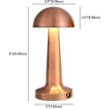Miniatyrbilde 4 av 4: Touch Sensor Bar Opplastingsbare bordlamper (gyllen) Brown A