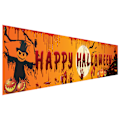Pikkukuva 1 / 3: Halloween-juhlat banneripihan koristeluteema Bannerin taustan asettelu Vedä lippu