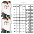 Miniatyrbilde 2 av 2: Hhcx-kvinner Juletrykk Baggy T-skjorte Pullover Xmas Tunika Jumper Topp Yellow S