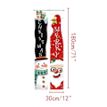 Miniatyrbillede 2 af 2: Glædelig jul Udendørs Banner hængende skilt Hjem Xmas Decors Ornamenter A